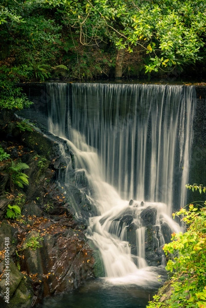 Obraz natural and typical landscapes near Taramundi. Asturias. Spain.