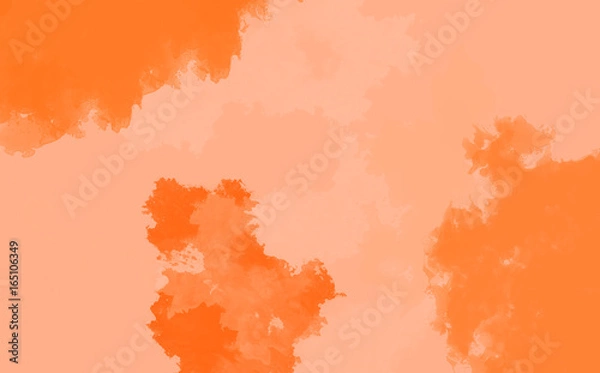 Obraz Streszczenie koloru wody, pomarańczowe tło.