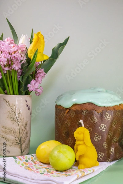 Obraz easter still life with eggs