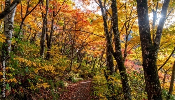 Obraz Autumn forest path (2)