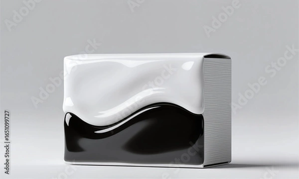 Obraz slime box black and white