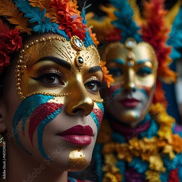Obraz Santa Muerte Carnaval