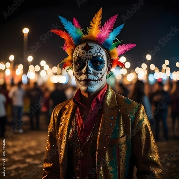 Obraz Santa Muerte Carnaval