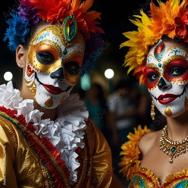 Obraz Santa Muerte Carnaval