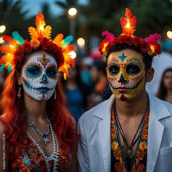 Obraz Santa Muerte Carnaval