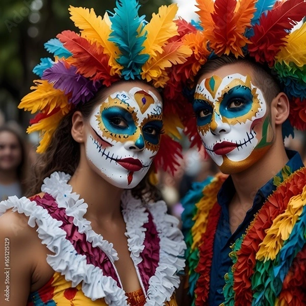 Obraz Santa Muerte Carnaval