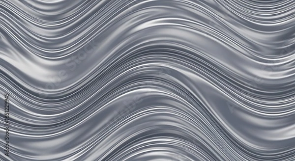 Fototapeta Abstract Gray Wave Pattern Background Design.