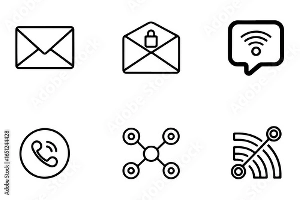 Fototapeta Share link ux ui user interface provide vector icon. Web and app icon in flat filled and outline stroke line art