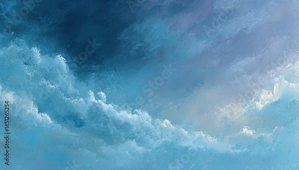 Fototapeta Dramatic sky with clouds