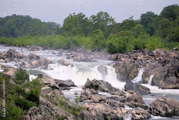 Fototapeta Raging River Rapids