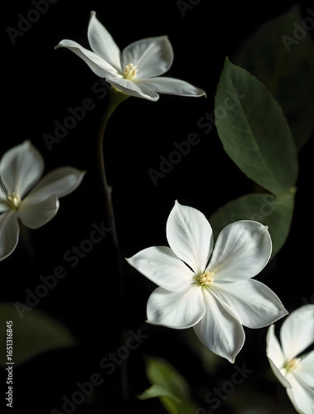 Obraz white frangipani flower
