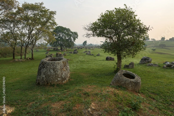 Obraz Ancient stone jars