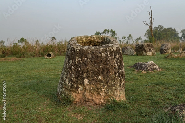 Obraz Ancient stone jars