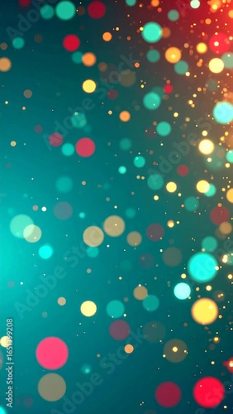 Obraz Abstract colorful bokeh background