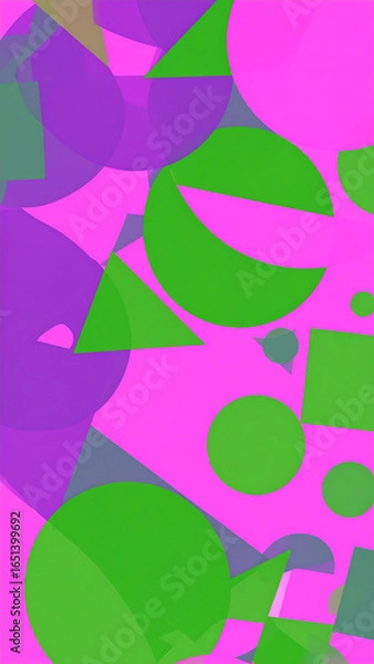 Obraz Abstract geometric shapes design