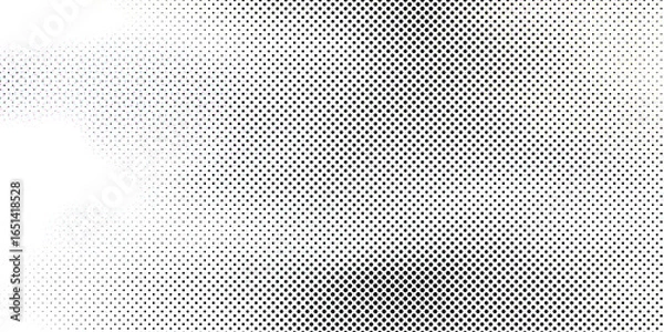Fototapeta metal grid pattern background with halftone dots 
