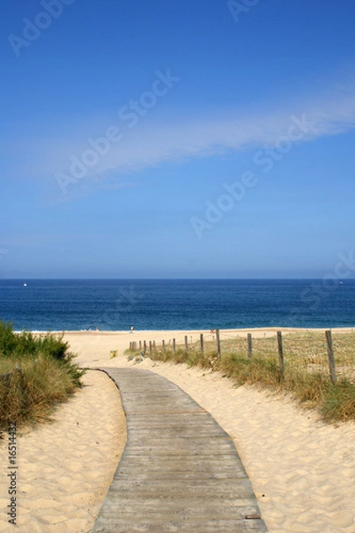 Fototapeta vers la plage