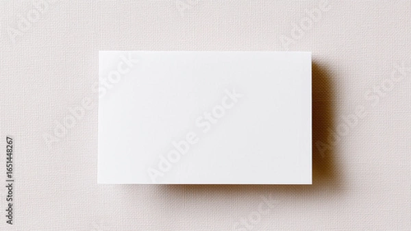 Fototapeta Minimalist boho invitation card mockup on a soft textured surface