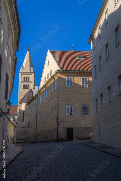 Obraz Inside the castle complex in Prague, Czech Republic