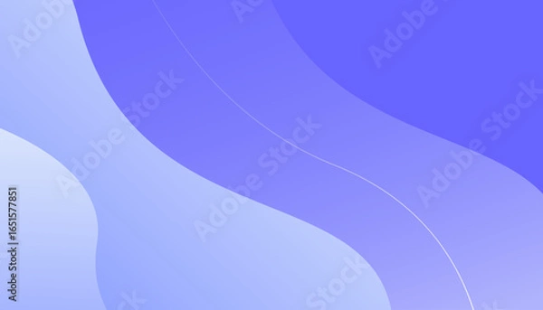 Fototapeta Abstract blue color background. Dynamic shapes composition. 