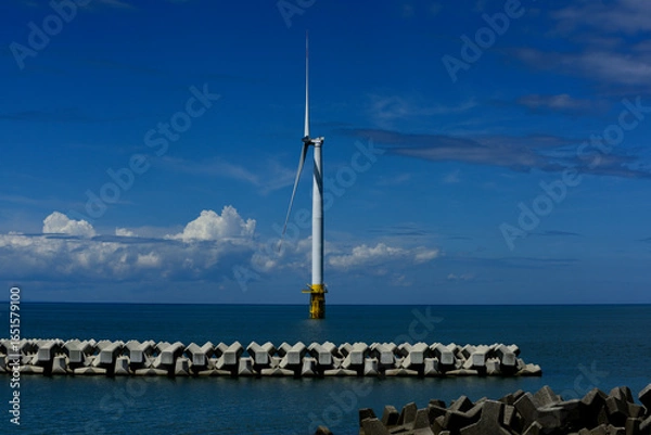Fototapeta 海上風力発電