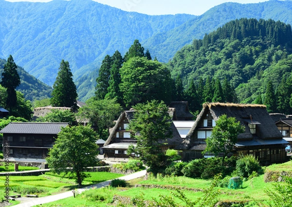 Fototapeta 五箇山板倉集落