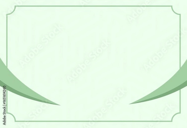 Obraz Elegant turquoise certificate background