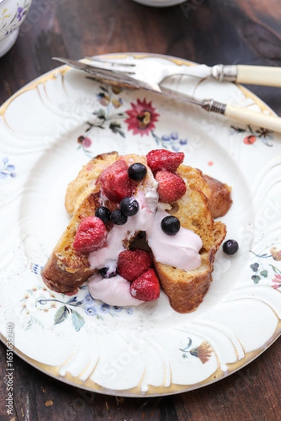 Obraz オーツ麦とナッツのグラノーラ