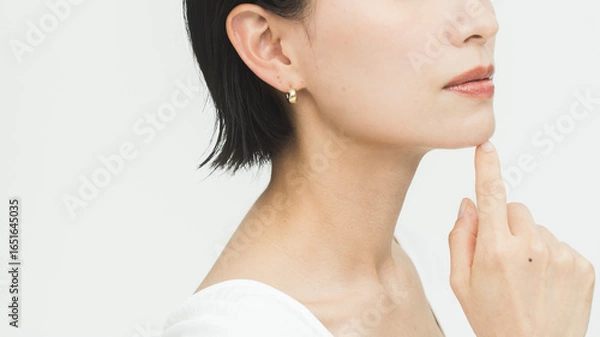 Fototapeta 美しい日本人女性のポートレート