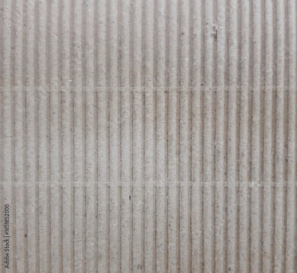 Fototapeta Grey corrugated cardboard texture background