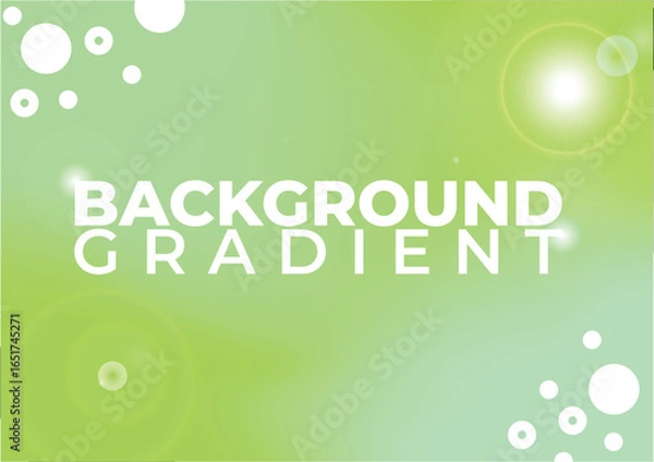 Fototapeta Abstract Green Gradient Background Design.