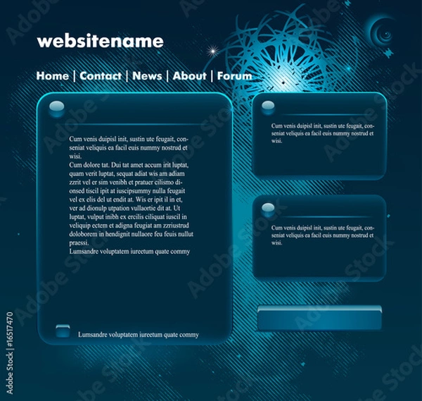 Obraz Web template