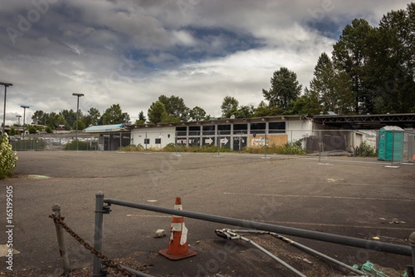 Obraz Abandoned Car Dealership