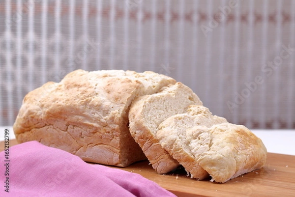 Obraz Damper Baked in a Bread Tin Sliced.