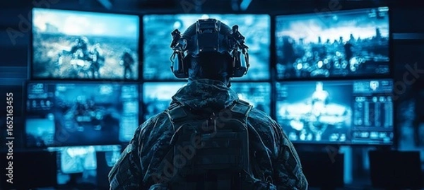 Fototapeta Strategy development is key in effective military operations.