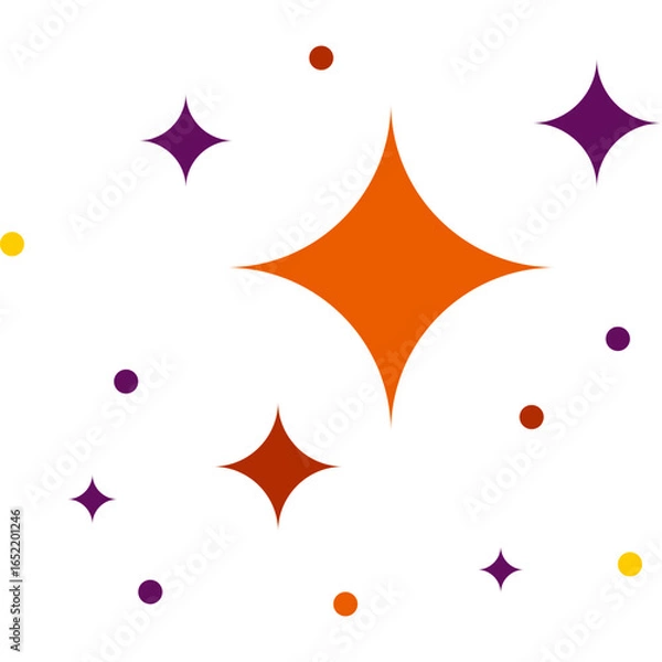 Fototapeta Halloween Sparkles Decoration