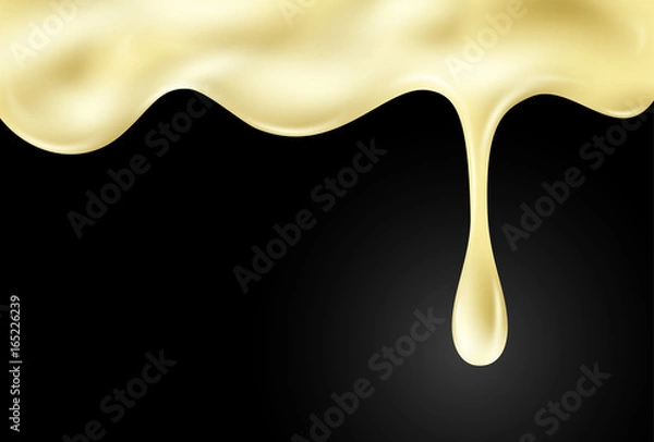 Obraz Vanilla custard background