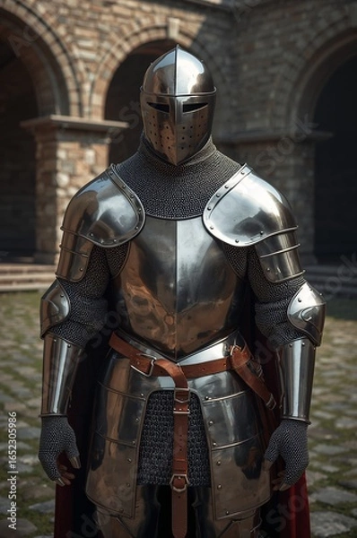 Obraz medieval knight in armour
