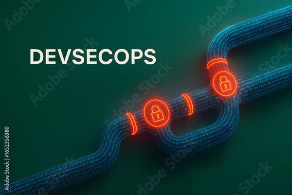 Fototapeta Automated DevSecOps Workflow for Secure Software Deployment