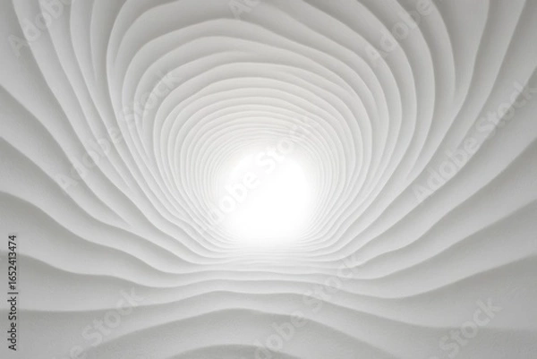 Fototapeta A Glimpse into a Surreal Spiral