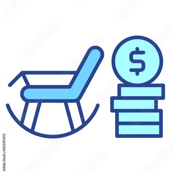 Obraz Work Pension Fund Icon