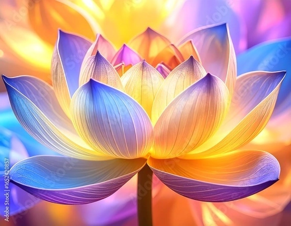 Obraz 光彩を纏い輝く夢幻の花