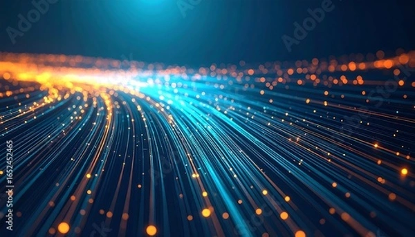 Obraz Abstract digital flow