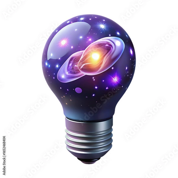 Fototapeta 3D Metallic Gradient Heart Icon with glowing neon edges, futuristic glossy surface, soft reflections, and subtle inner glow, isolated on transparent background.