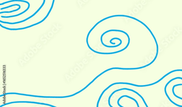 Fototapeta 중간 파란색 일렁임 배경