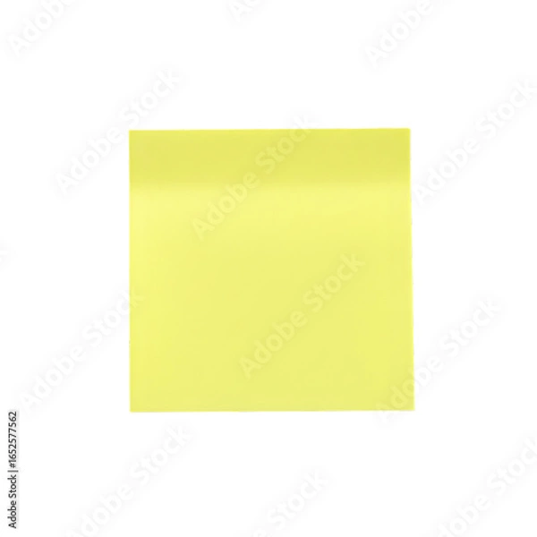 Fototapeta Yellow Sticky Note: Perfect for Reminders and Organization