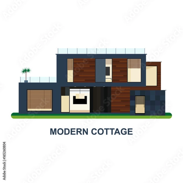 Obraz house cottage icon