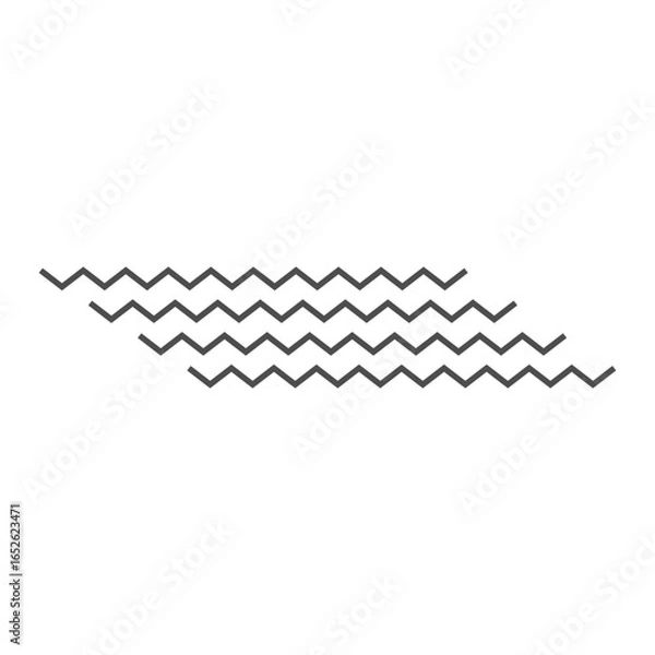 Fototapeta Memphis Element Vector