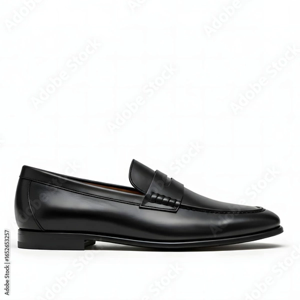 Obraz black male shoes