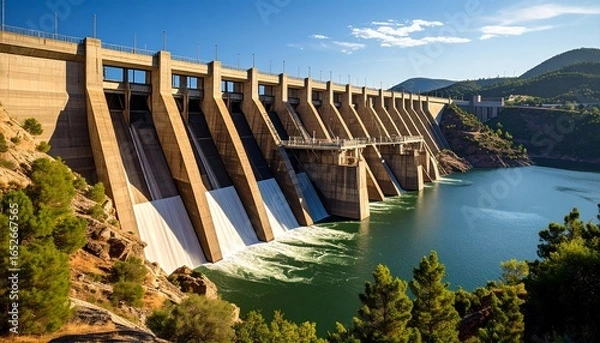 Obraz Delicious Hot Dog with Mustard, Ketchup, and Relish on a Sesame Seed Bun, Perfect for Summer